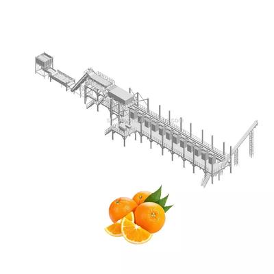 Línea de producción industrial de jugo de cítricos de naranja automática