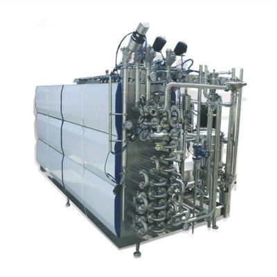 Máquina tubular del esterilizador de la leche de UHT del control de programa del PLC