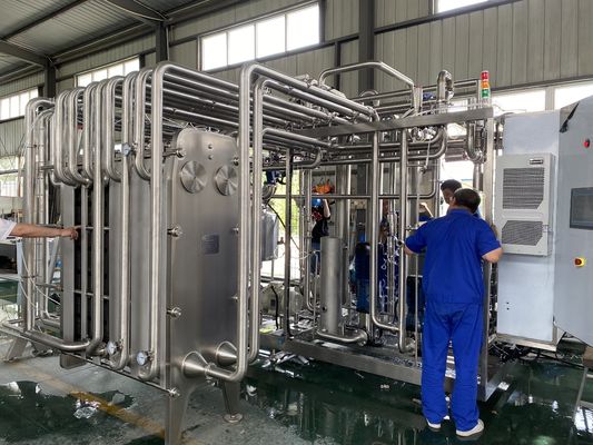 Capacidad 5-10T/H del SUS 316 del equipo del esterilizador de la pasterización de la bebida