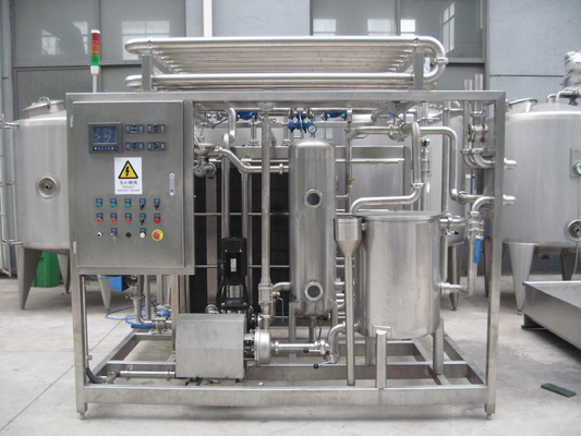 Sus304/316 máquina pasteurizadora con PLC para la leche / yogur / jugo de frutas línea de procesamiento