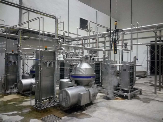 Planta de producción de leche con sabor personalizada de alto costo Línea completa de procesamiento de leche de banano / vainilla Máquina de leche con PLC