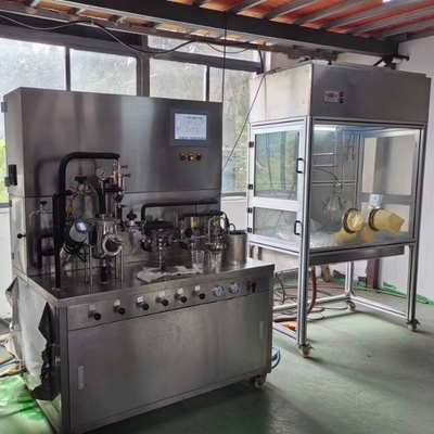 Esterilizador aséptico VTIS / Esterilización de tratamiento flash UHT para crema de coco / Máquina de procesamiento de leche de laboratorio UHT