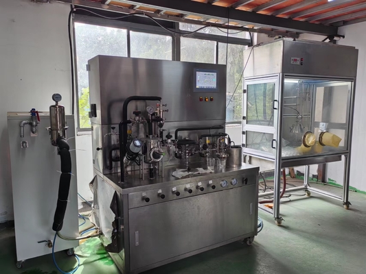 Máquinas de laboratorio a pequeña escala Pasteurizador UHT DSI Máquina de esterilización para jugo de leche y frutas