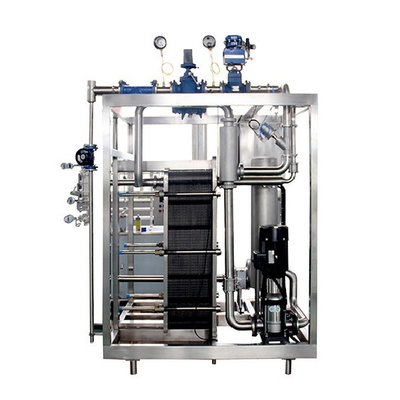 Maquinaria del pasteurizador del UHT del grado de 8T/H SUS304 135-150 para la leche