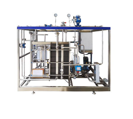 Maquinaria del pasteurizador del UHT del grado de 8T/H SUS304 135-150 para la leche