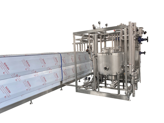 Pasteurizador automático de huevos con homogeneizador y equipo de enfriamiento líquido de huevos / proceso de huevo para calentar