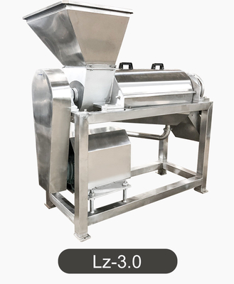 Extractor industrial de jugo de jengibre por trituración y extracción de jugo con cabeza reguladora de presión ajustable