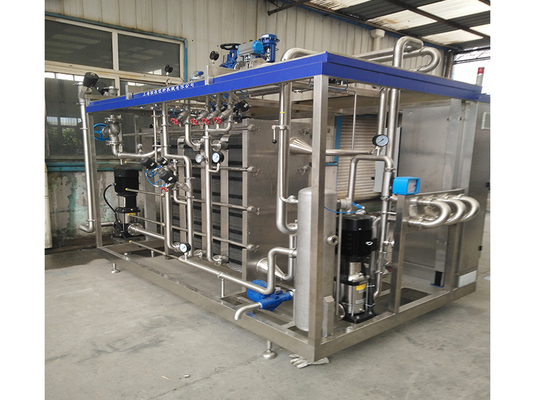 Pasteurizador de alto rendimiento para la industria de bebidas lácteas Máquina de pasteurización de tecnología avanzada SUS304/316