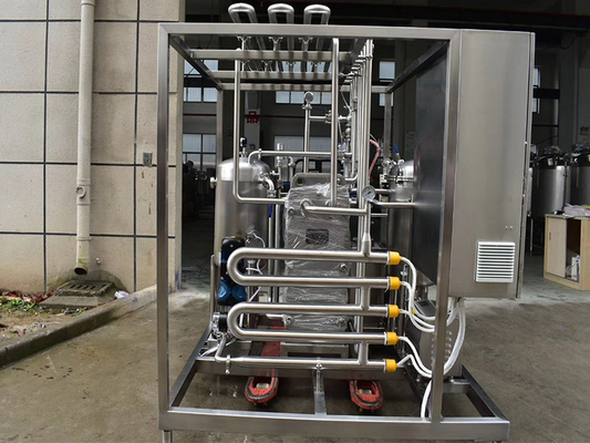 Pasteurizador de alto rendimiento para la industria de bebidas lácteas Máquina de pasteurización de tecnología avanzada SUS304/316