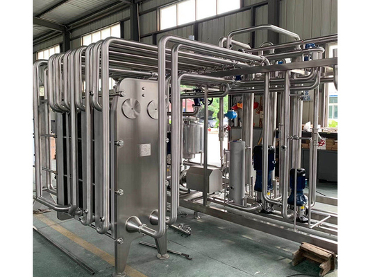 Pasteurizador personalizado de 500-20000 L/H para la línea de procesamiento de jugo de naranja/manzana/coco