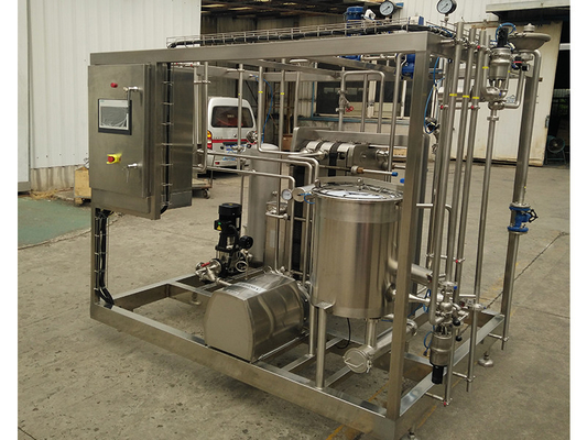Pasteurizador personalizado de 0,5-20T/H para la línea de procesamiento de jugo de naranja/manzana/coco máquina de pasteurización con PLC SUS304/316