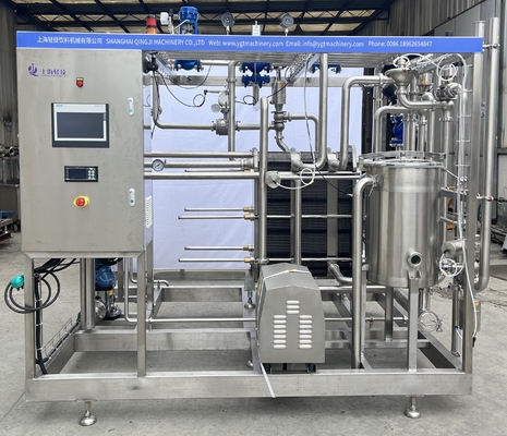 Máquina de esterilización con pasteurizante para planta de procesamiento de líquido de huevo con PLC automático