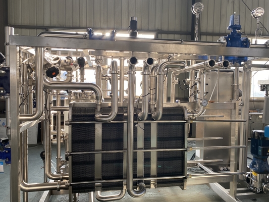 Máquina de esterilización con pasteurizante para planta de procesamiento de líquido de huevo con PLC automático
