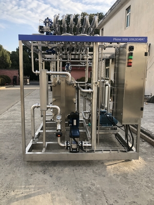 Pasteurizador personalizado de 500-20000 L/H para la línea de procesamiento de jugo de naranja/manzana/coco