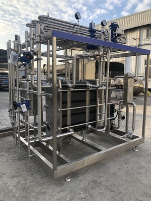 Máquina de esterilización con pasteurizante para planta de procesamiento de líquido de huevo con PLC automático