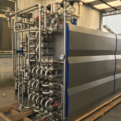 Nuevo esterilizador UHT de venta caliente para la línea de procesamiento de leche / salsa / jugo Máquina de esterilización tubular personalizada 500-20000L / H