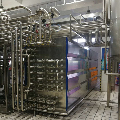 Esterilización UHT tubular personalizada de alto rendimiento para la producción segura y duradera de leche procesada / jugo / yogur