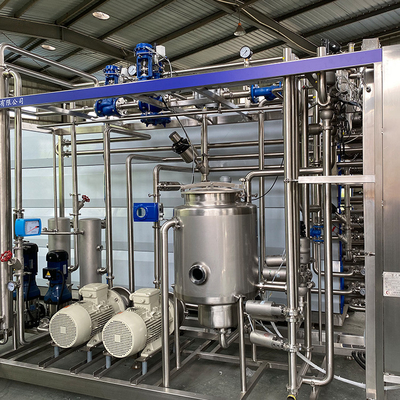 Esterilización personalizada de alta eficiencia Esterilizador Uht para salsa de chile Línea de procesamiento de chile totalmente automática con plc
