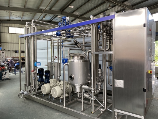 Máquina de esterilización UHT totalmente automática para la industria láctea y de bebidas con PLC Nuevo esterilizador UHT SUS304/316