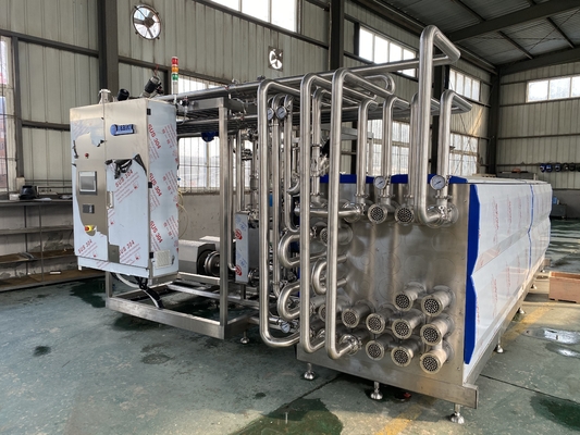 Máquina de esterilización de ahorro de energía personalizada 500-20000l/H Uht líquido de huevo esterilizador para planta de procesamiento de huevos con PLC