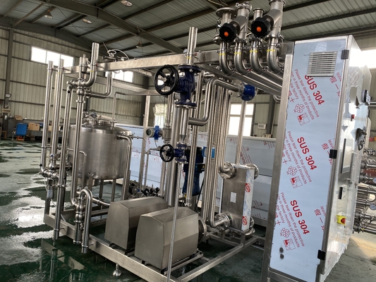 Esterilizador UHT personalizado de 500-20000L/H para la línea de procesamiento de frutas y verduras Nueva máquina de esterilización UHT
