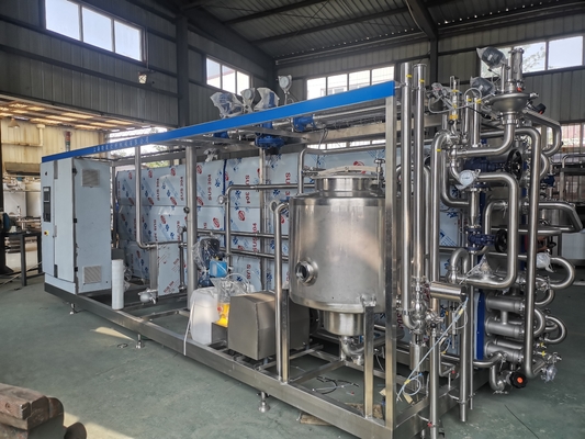 Ahorro de costes Uht Esterilizador de leche Máquina de esterilización a alta temperatura para la planta de procesamiento de lácteos