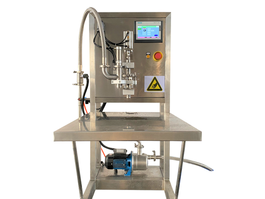 Venta caliente Semi-automático no aséptico BIB relleno para 2L / 5L / 15L bolsa en la caja de frutas Jiuce / leche / máquina de llenado de aceite con PLC