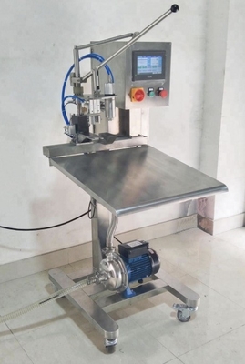 Máquina de llenado semiautomática no aséptica BIB de alta calidad para 1-25L de saco en caja de jugo/leche/vino llenador con SUS 304/316