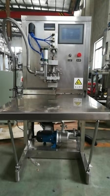 Máquina de llenado semiautomática no aséptica BIB de alta calidad para 1-25L de saco en caja de jugo/leche/vino llenador con SUS 304/316