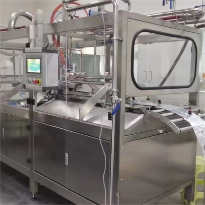 Máquina de llenado de BIB aséptica totalmente automática para 1-25L de bolsas continuas en caja de jugo de naranja / mango / piña llenador con PLC