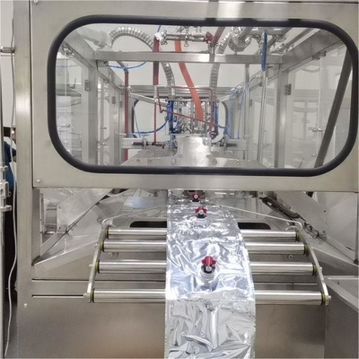 Máquina de llenado de BIB aséptica automática de alto costo para 1-25L de bolsas continuas en caja