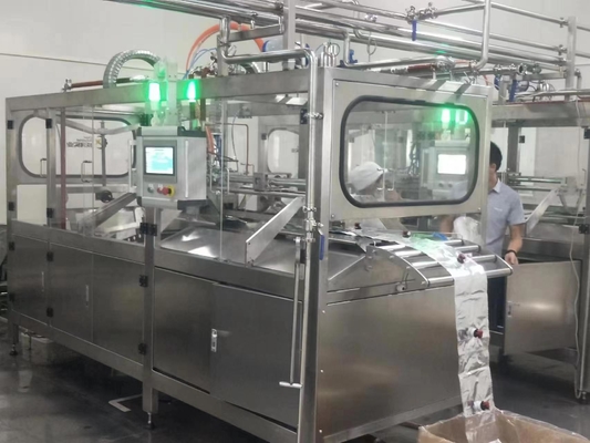 Máquina de llenado de BIB aséptica automática de alto costo para 1-25L de bolsas continuas en caja