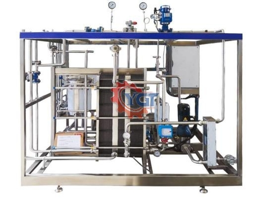 Línea de procesamiento de leche UHT de alta eficiencia y productividad para leche UHT personalizada 500-20000l/h con PLC SUS304/316