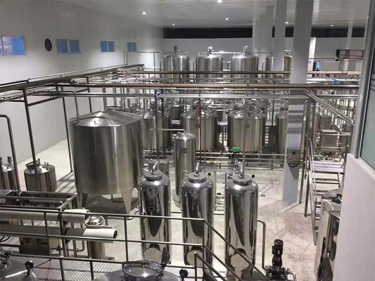 Línea de producción de leche UHT de alta calidad Soluciones personalizadas para una planta de procesamiento de leche UHT totalmente automática de 500-20000L/H