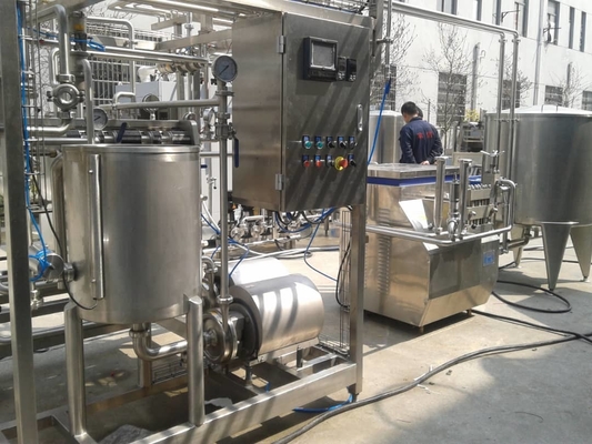 0.5-2T/H Línea de procesamiento de leche pasteurizada Máquina personalizada Material duradero SUS304/316
