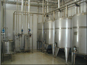 CIP 3000 Sistema de lavado CIP Línea de procesamiento de alimentos y bebidas certificada ISO 9001 Limpieza automatizada para la producción industrial