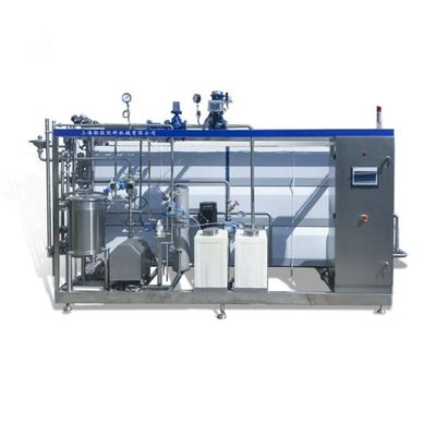 Máquina tubular del esterilizador de la leche de UHT del control de programa del PLC