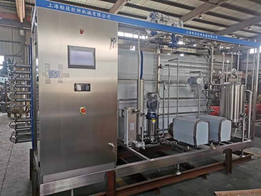 Nueva máquina esterilizadora pasteurizadora UHT tubular automática para puré de frutas Mike Industrial Equipment con 1 año de garantía PLC